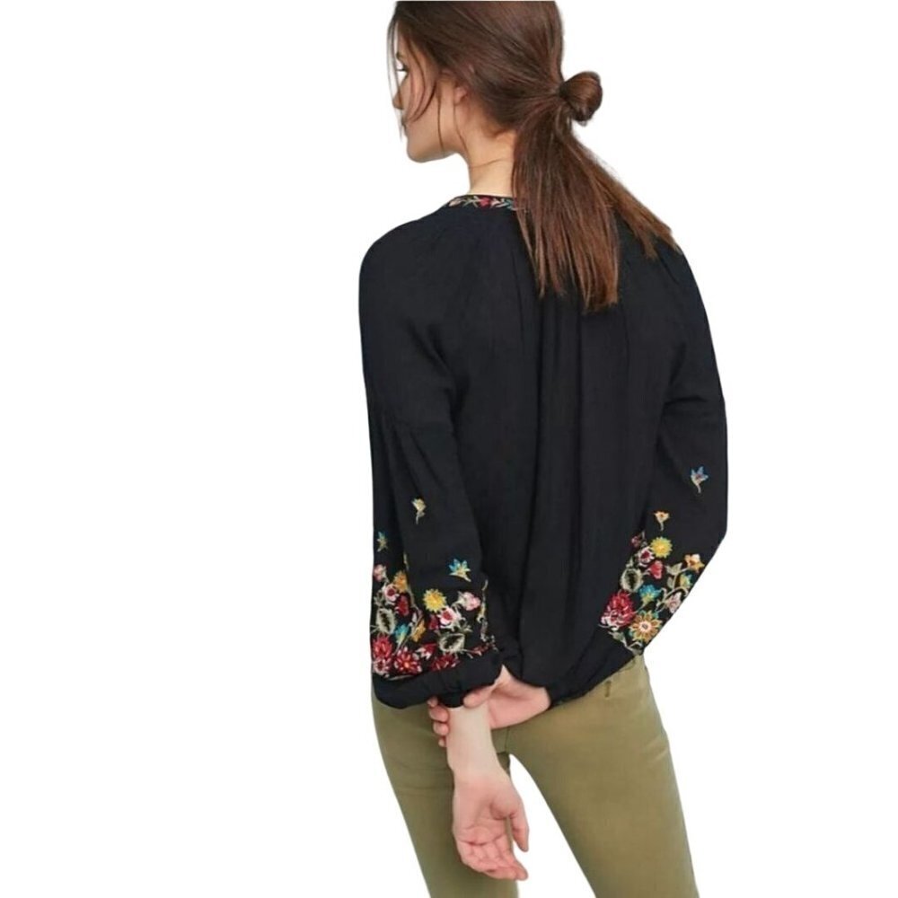 Anthropologie Maeve Lanie Peasant Top Size XS - Picture 4 of 11